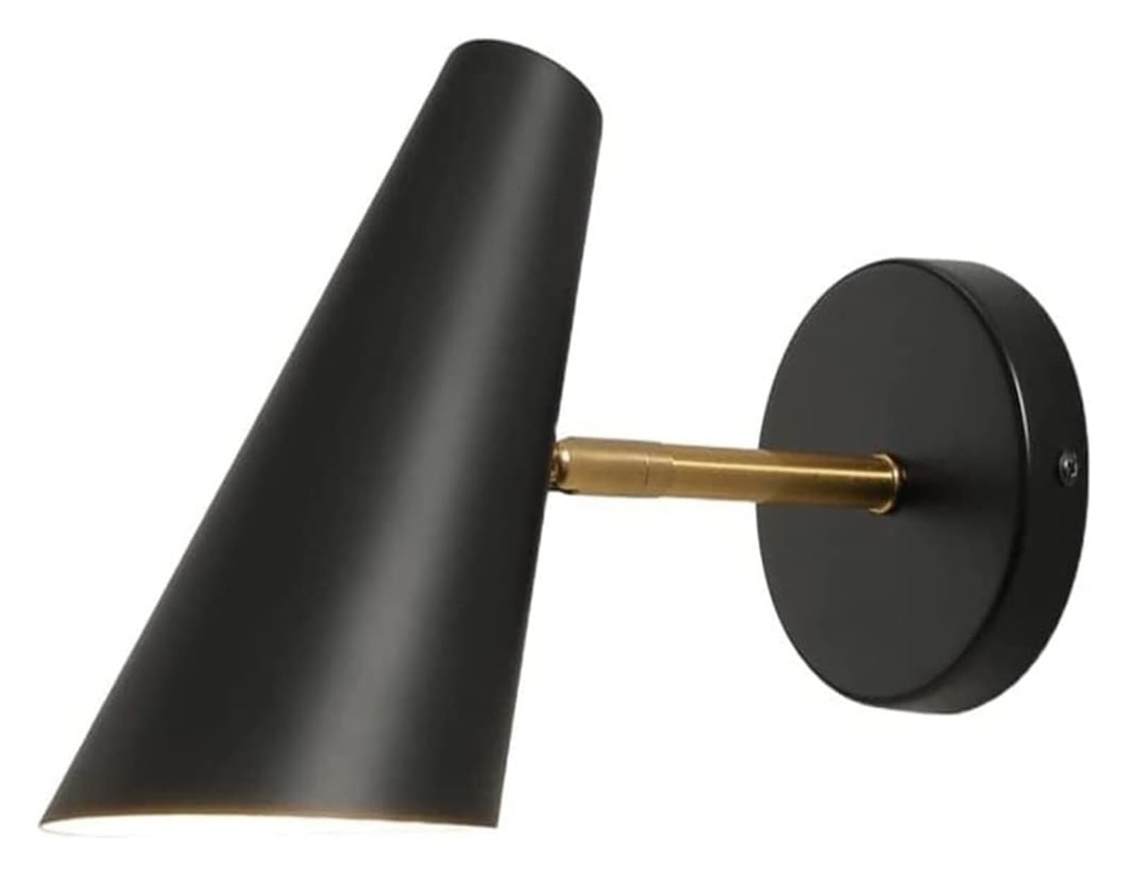 Aplique de pared de hierro con luz LED orientable para salones elegantes 8