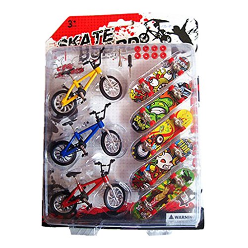 ZJL220 Giocattolo Mini Finger Skateboards Biciclette Bambini Regali per Bambini Divertente Divertente educativo