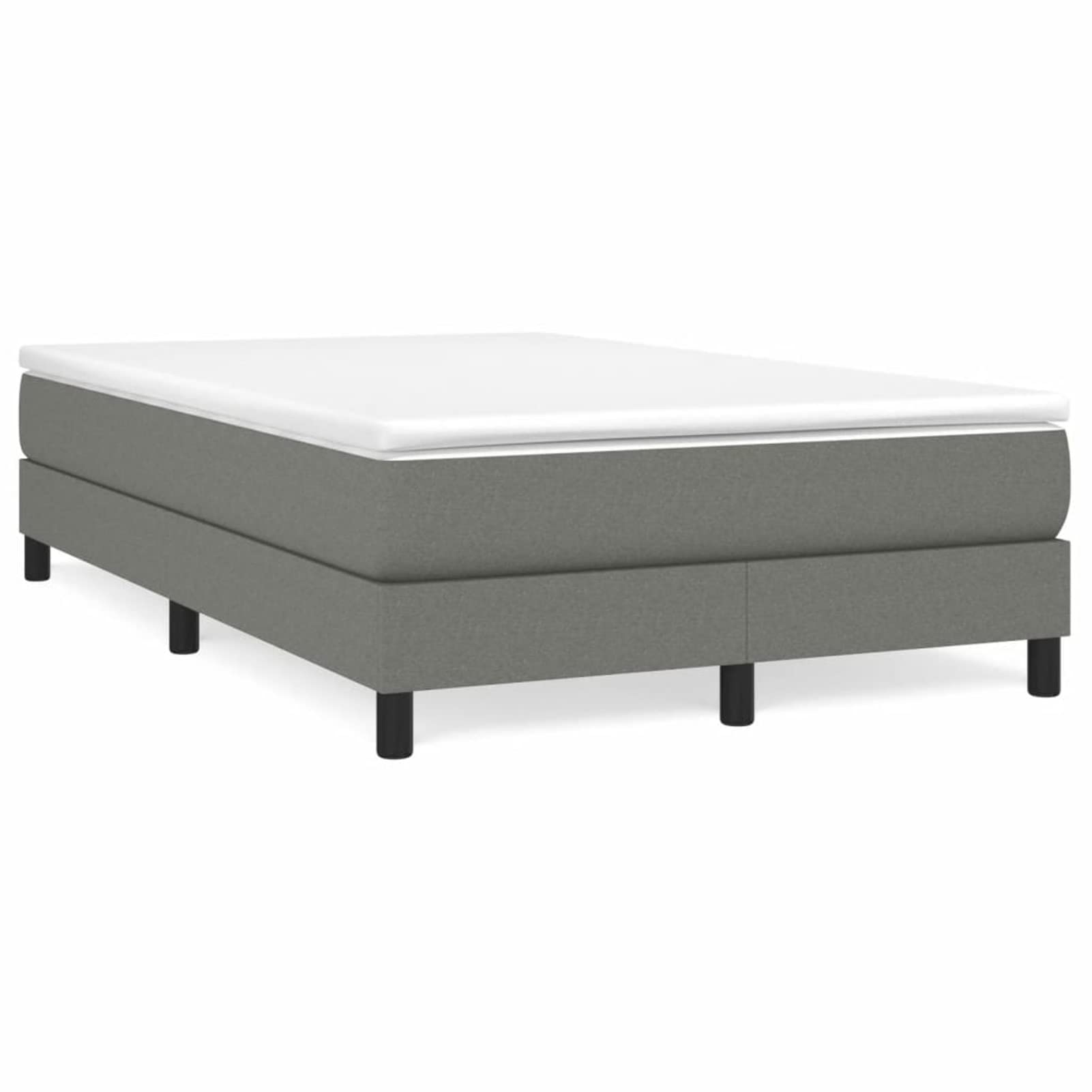 Festnight Boxspringbett ohne Kopfteil 120x200 cm mit Matratze Bett Doppelbett Einzelbetten Polsterbett Bettgestell mit Lattenrost Jugendbett Bettrahmen