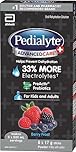 Pedialyte AdvancedCare Plus Electrolyte Powder Sticks Value Pack, Electrolytes For Dehydration, Electrolyte Powder Packets, Berry Frost, 6x17g