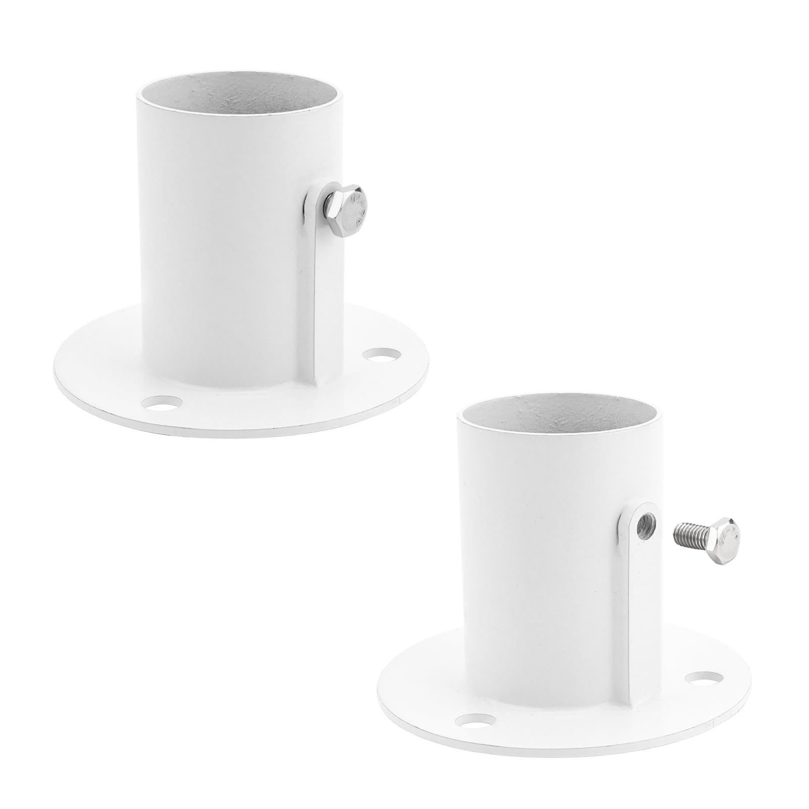 Photo 1 of 2 Pack Inner Diameter 1.6'' Pool Ladder Deck Fixed Base Flanges