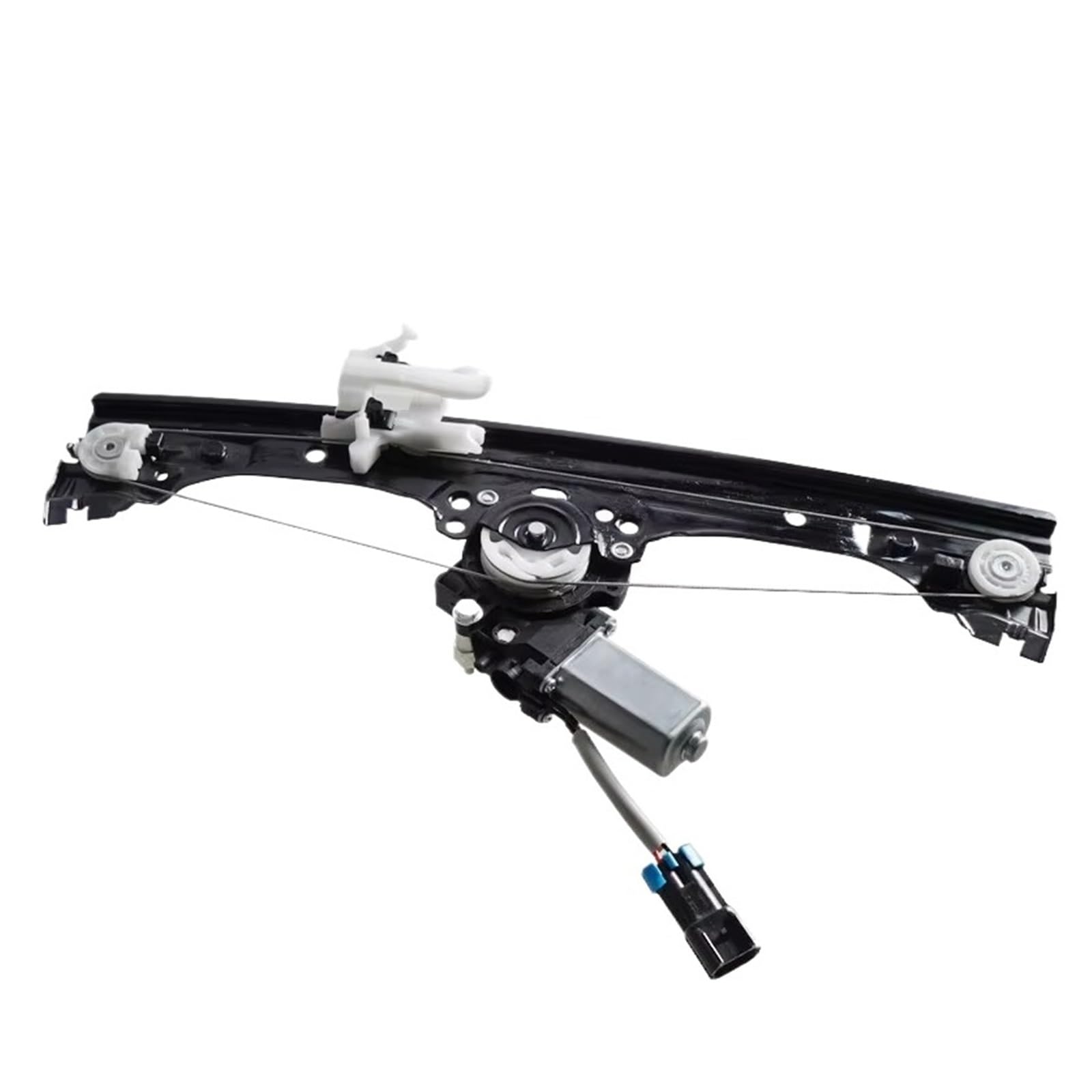 HIIAW 52060970 51876269 Black Car Window Front Driver Side 2pin Regulator Assembly with Motor for Fiat 500 1.4L 2012-2019 Window Regulator Bracket(Right)