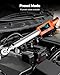 VEVOR Digital Torque Wrench 3/8 1/2 Inch Drive, 0-44.25FT.LB(0-60Nm)/0-162.26FT.LB(0-220Nm) ±2% Accuracy, Electronic Torque Wrench with Preset Mode,Vibration,Buzzer,LED Notification,5Units of Measure
