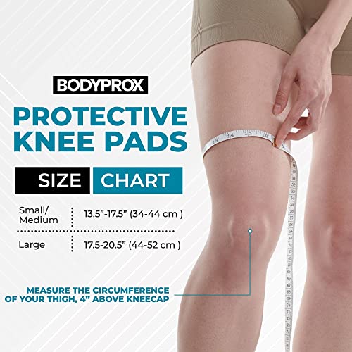 Bodyprox Protective Knee Pads, Thick Sponge, Collision Avoidance Knee Sleeve (Large) by Bodyprox - Image 2
