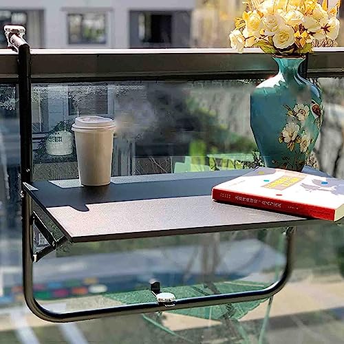 Mesa Suspensa Para Varanda Montada Na Parede, Mesa Lateral Dobrável Para Exterior, Meia Mesa, Pratel