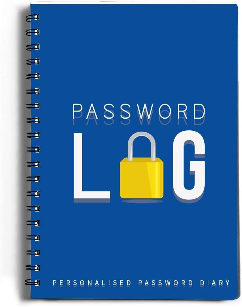 Password Log - Internet Address and Password Log Book with Alphabetical Tabs