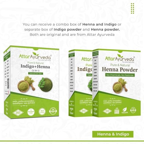 Black Hair - Polvo Henna y Índigo Combo 400g miniatura 6