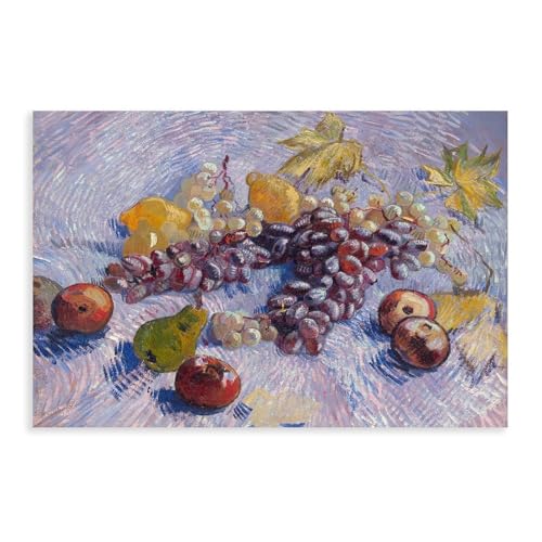 Décoration murale vintage Van Gogh pour bar restaurant et café poster fruits