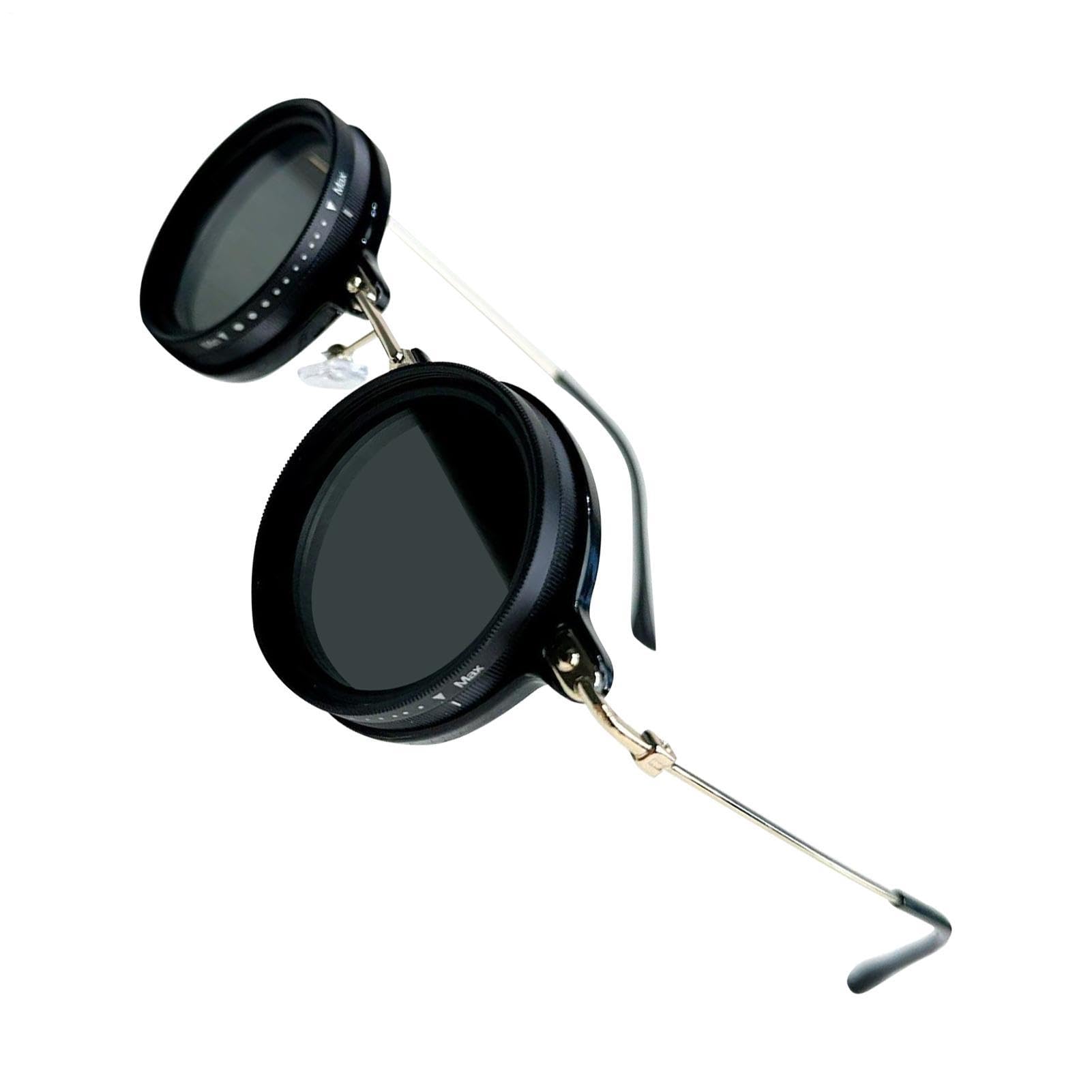 Gafas de sol ajustables para hombre, polarizadas con protección UV con marco de ajuste flexible, gafas de conducción ligeras para exteriores, pesca, ciclismo y protección solar diaria, 47 g