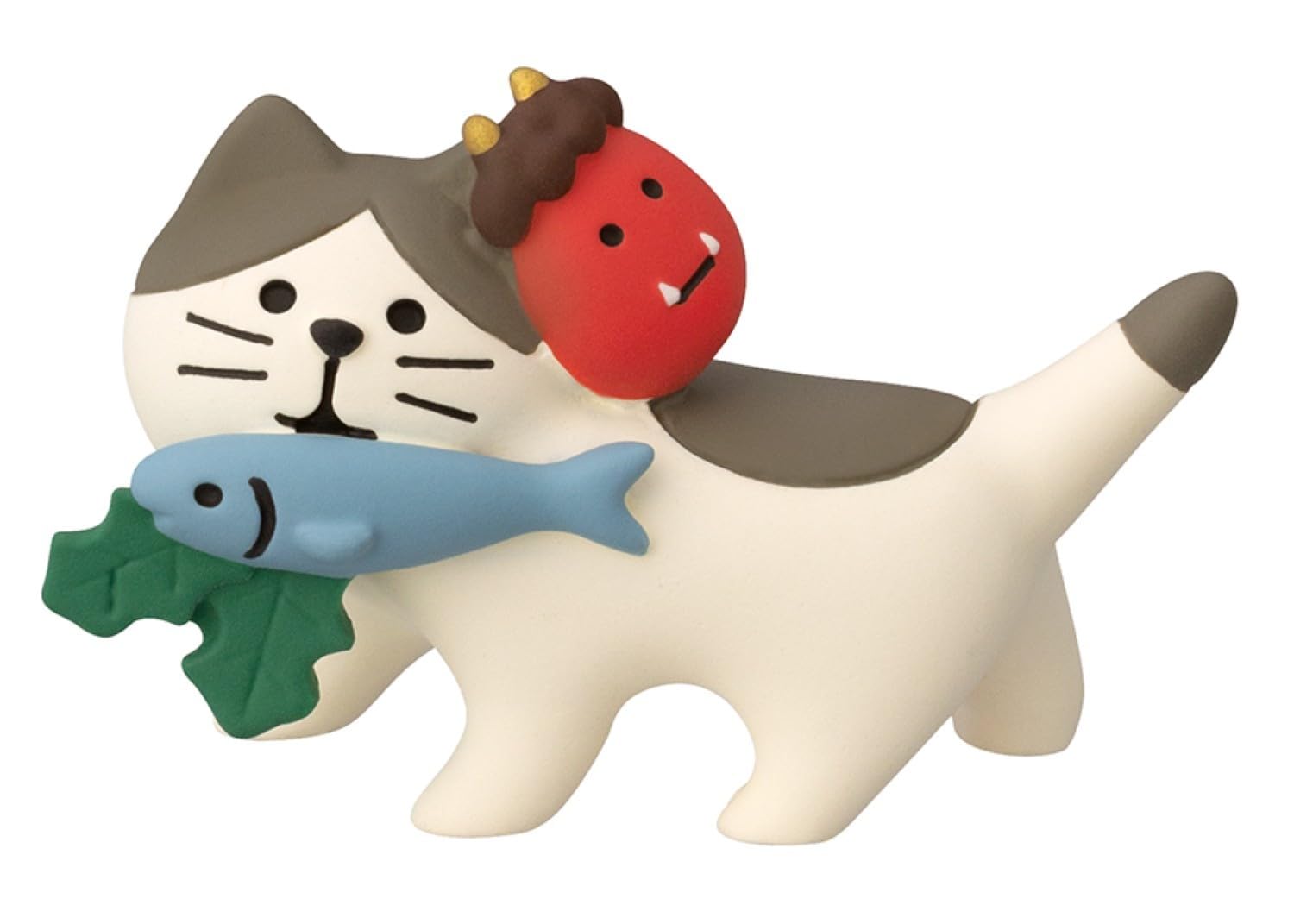 Amazon｜デコレconcombre ひいらぎいわし猫 ひいらぎいわし猫 約47×20