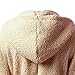 Chaqueta Mujeres de Invierno de Lana Cálida Cremallera Abrigo con Capucha Casual...