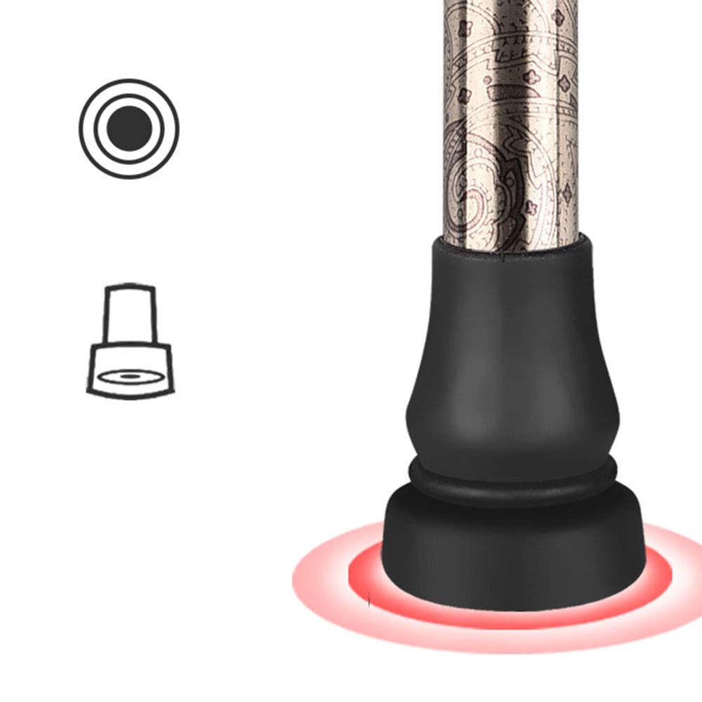 BJH 40PCS Bastone da Passeggio Pieghevole per Uomini e Donne con Luce a LED e 5 Altezze Regolabili Bastone da Passeggio per Anziani Pieghevole Pieghevole e Portatile Interesting
