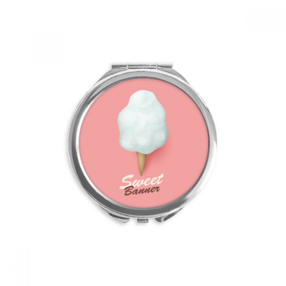 Miroir rond de poche crème glacée multicolore pour maquillage nomade - 5