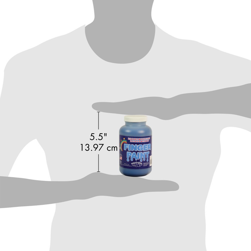 Constructive Playthings-SAR-94-01 Washable Finger Paint - Black : Toys & Games