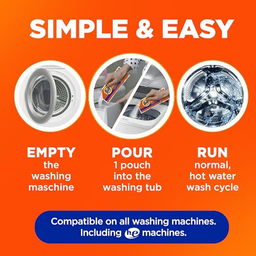 washing machine cleaner by tide washer machine cleaner with oxi for front and top loader washer machines deep cleaning residue amp odor eliminator 5 month supply packaging may vary