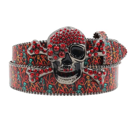Ceinture tête de mort avec os croisés pour compléter votre déguisement Halloween