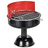 [page_title]-HI Aschenbecher 13x13x15cm im Grill-Design, Metall, bunt, 18 x 18 x 10 cm