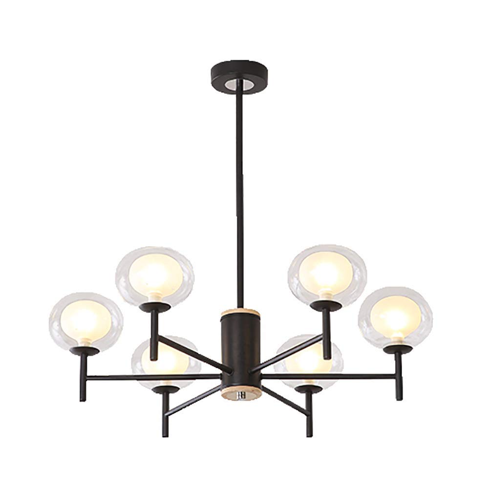 KXEcoLife Mid Century 3Light ChandelierAdjustable Ceiling Light Fixture for Dining Room & Living RoomModern Home Lighting Stylish Elegant Design
