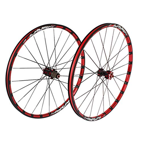 27.5-Zoll-MTB-Mountainbike-Laufradsatz Alloy Double Wall Schnellspanner Scheibenbremse Kompatibler 24H 8 9 10 Geschwindigkeit