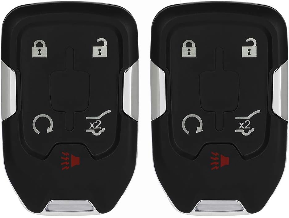 OCPTY 2 PCS Flip Key Entry Remote Control Uncut Key Fob(Shell Case) Replacement for GMC Acadia/Terrain 2017-2020 Key Fob Cover HYQ1AA