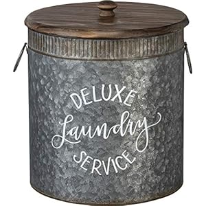 Bin set deluxe laundry service  urban country home decor
