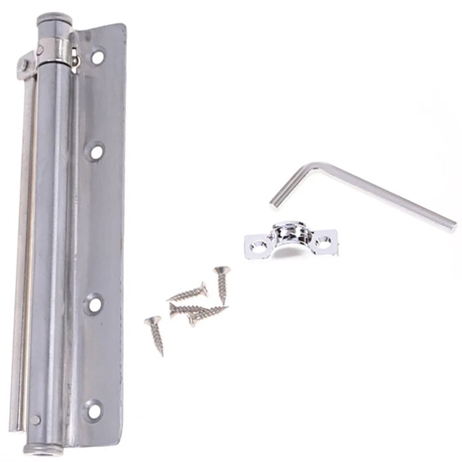 Türschließer Stangentürschließer Rostfreier Stahl Einstellbare Kraft Aufputz montiert Automatisches Schließen Türschliesser Kernsäulendurchmesser 7MM,Stark und Robust,Leichte Türschliesser.