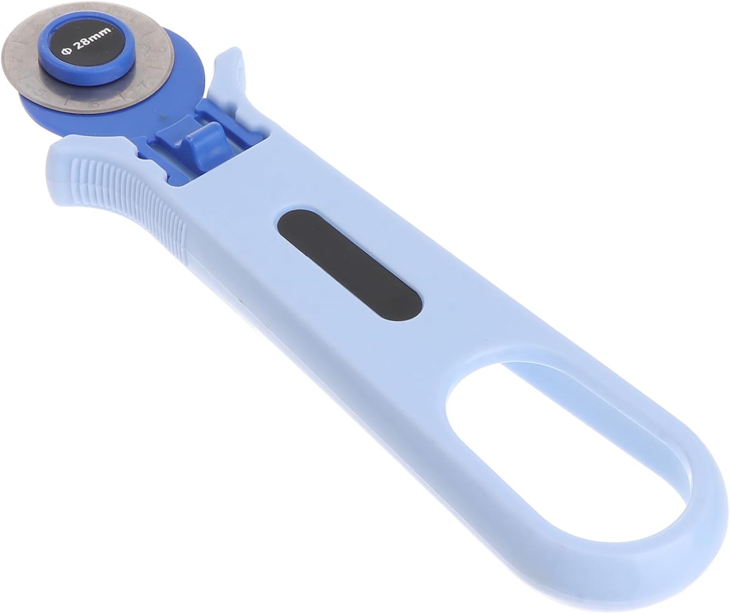 1pc Sky-blue Diy Cloth Patches Rotary Clipper for Effortless Cutting Cloth Cutter Tool for Sewing Crafts Quilting Projects