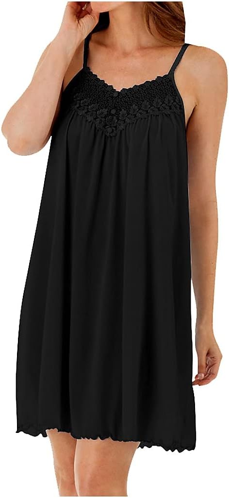 ShadowlineWomen's Plus-Size Beloved 38 Inch Braided Spaghetti Strap Short Gown