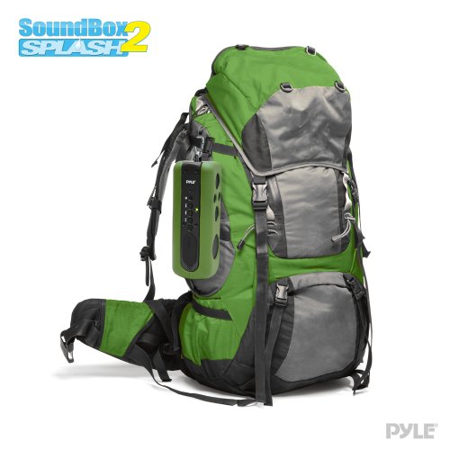 Pyle Sound Box Splash Sports Portable Speaker - Wireless Rugged Waterproof Bluetooth Compatible Audio Stereo With Aux In Jack, Rechargeable Battery - Iphone Android Ipad, Mp3 Pwpbt75Or (Orange) #TOP2