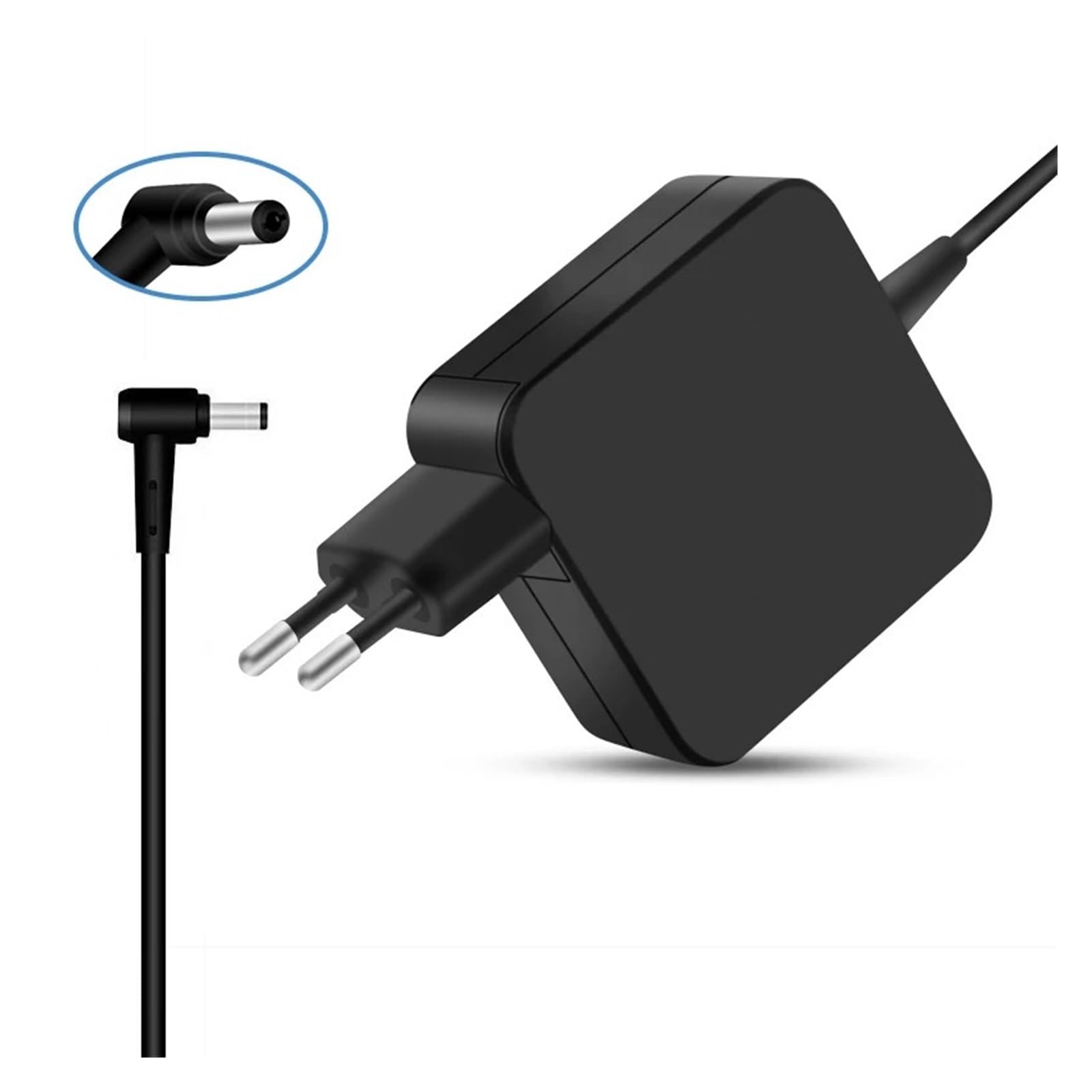 Chargeur for Ordinateur Portable, Adaptateur Secteur 100-240V 50-60Hz 19V 3,42a 65W 5,5x2,5mm(EU)