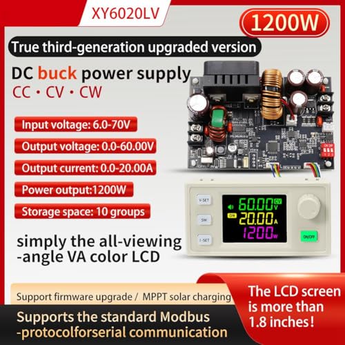 Alimentation CC réglable XY6020LV convertisseur step-down 20A CNC - 5