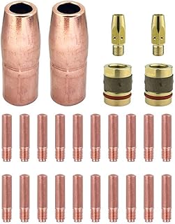 MIG Gun Kit Fits Miller M-25 Tip Nozzle 200258 Adapter Diffuser 023 030 035 045 (.045" KIT)