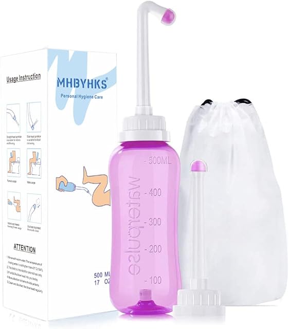 Portable Bidet,Travel Bidet-Ansla Bidet Bottle for Kids Ass Washing,Pregnant Women Cleansing,New Baby & Eldery,Camping,Outdoor - Handheld Bidet Sprayer for Toilet