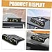 HEALLILY Solar Powered Car Clock and Thermometer Digital Display for Dashboard Accurate Date Temperature Readings Essential Automotive Accessory for Vehicle