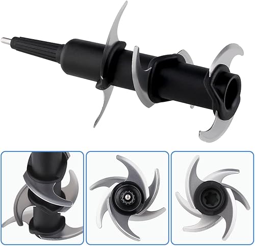 Miniatura 3 de Anbige Piezas de repuesto 6 cuchillas para jarra de 72 onzas, compatible con licuadora Nutri Ninja NJ600 NJ602 BL660 BL642 BL550 BL500C BL770 BN701