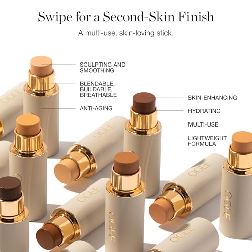 Ogee Sculpted Complexion Foundation Stick (Birch 0.25N - Fair, Neutral Undertones) Full Coverage Foundation Makeup - Instantly Balance & Even Complexion - 70% Organic Ingredients - Image 6