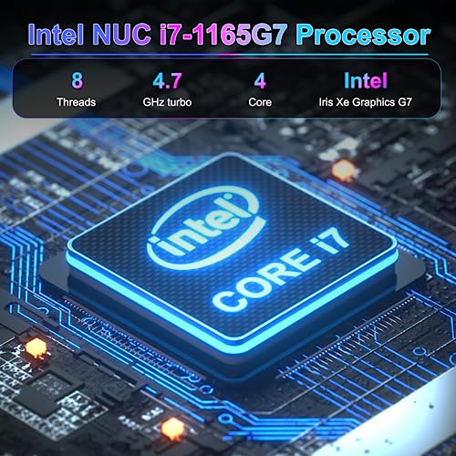 Image of Intel NUC 11 NUC11PHKi7CAA1 Phantom Canyon Gaming Computer,Intel Core i7-1165G7, 32GB RAM, 1TB PCIe SSD, 28W Intel Iris Xe Graphics, NVI-Dia GeForce RTX2060 Discrete Graphics，Win 11 Pro Gaming PC
