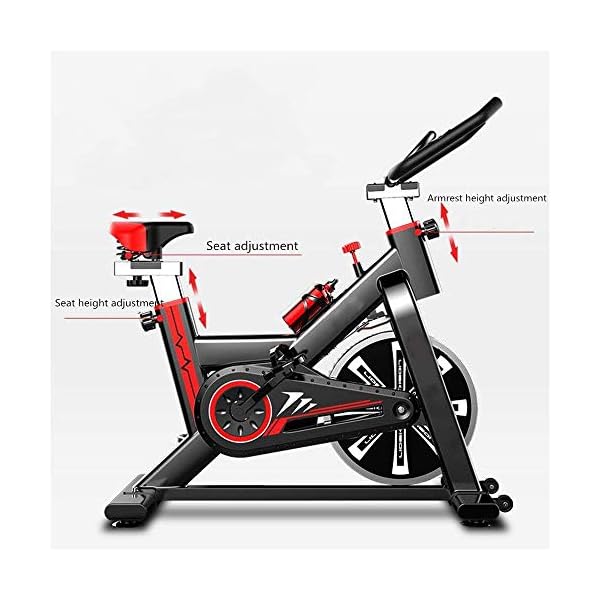 Indoor Exercise Bike Sports Bike Home Exercise Indoor Mute Fitness Equipment Pedal Bicycle Fitness Exercise Equipment Upright Exercise Bikes (Indoor S - Image 4