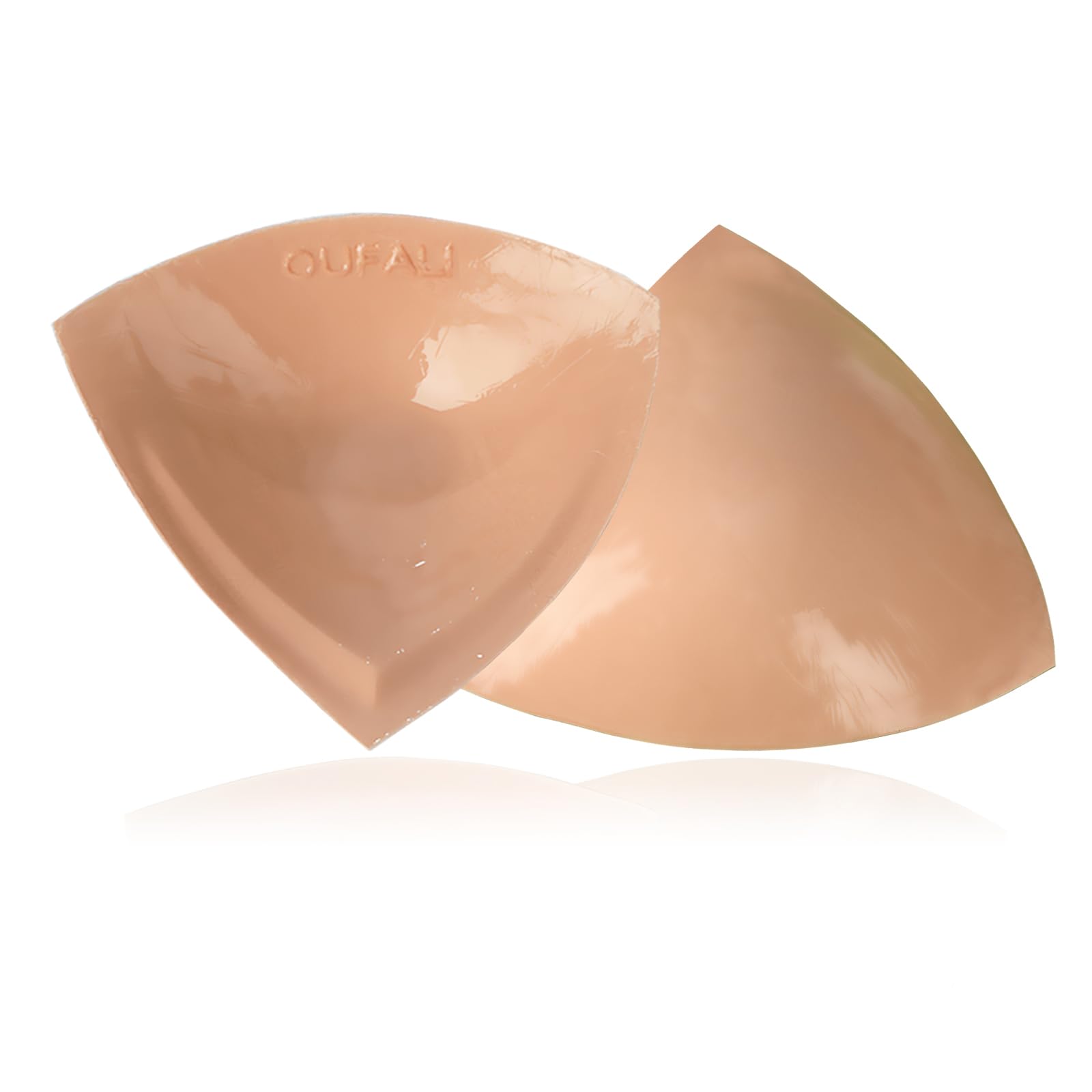 Photo 1 of Large Size Lift Inserts Sticky Bra Lightly Padded for Large Bust Adhesive Lifting Bras for D+ Cup Reusable Washable Size M Beige