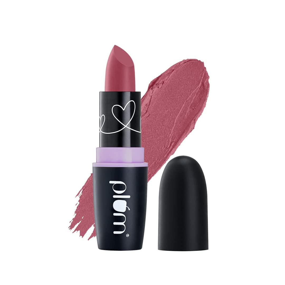 Matterrific Lipstick | Highly Pigmented | Nourishing & Non-Drying | 100% Vegan & Cruelty Free | Pull Me Roser - 121 (Rose Pink Nude)
