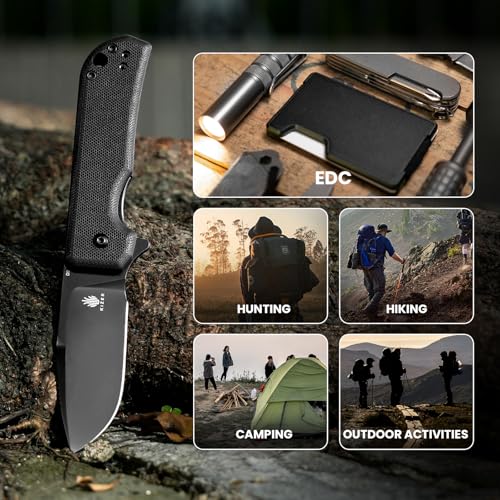 Kizer Nice Guy Pocket Folding Knife, 2.84” D2 Blade knives, G10 Handle - image 7
