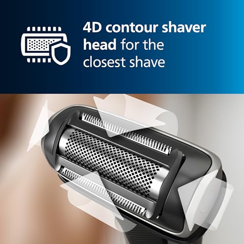Image of Philips Bodygroom 7000 Series, Showerproof Groin and Body Trimmer for Men, Precise Body Grooming, Adjustable Comb, Safe Even Below The Belt, 80 Min. Runtime, Model BG7040 /42 (Pack of 4)