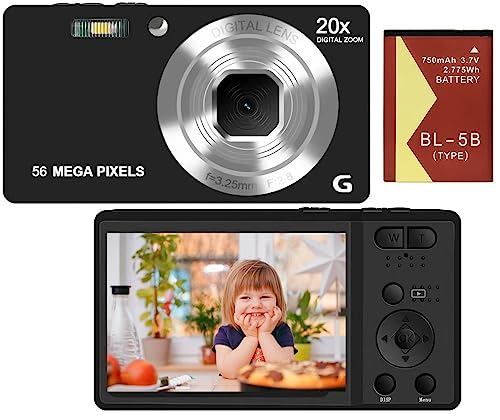 39. コンパクトデジタルカメラ 20MP高画質　4K 動画対応　手ブレ補正 51ccNVxabML.jpg