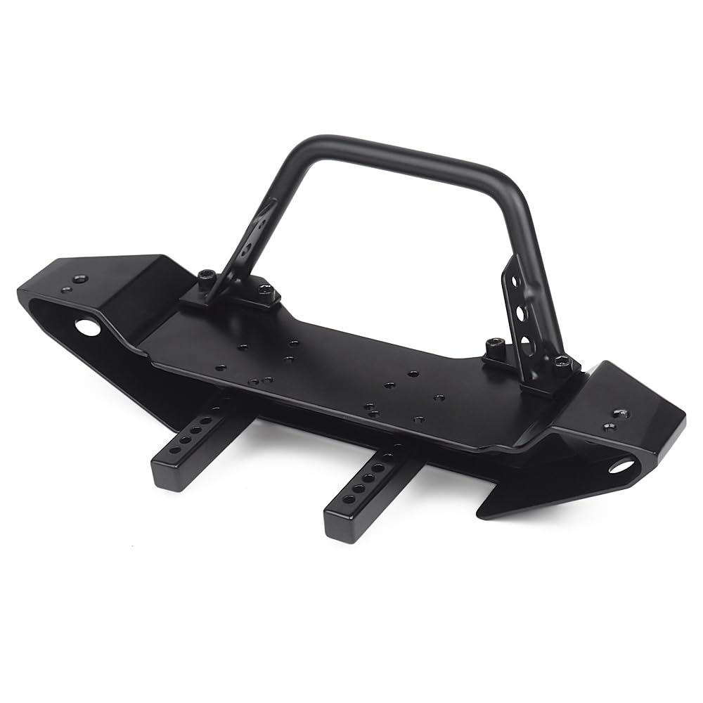 INJORA RC Frontstoßstange Front Bumper Crawler Stoßstange mit LED Licht für 1:10 RC Crawler TRX-4 Axial SCX10 SCX10 II 90046 SCX10 III AXI03007