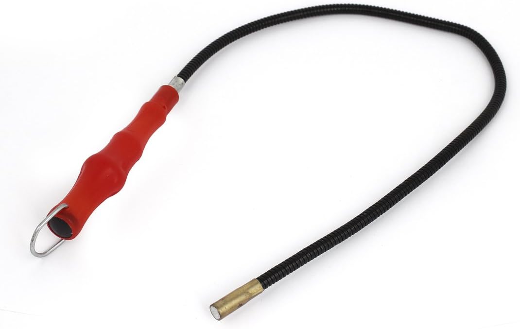 64cm Length Industrial Magnets Plastic Red Handle Nuts Bolts Pick -Professional - Magnets Up Tool