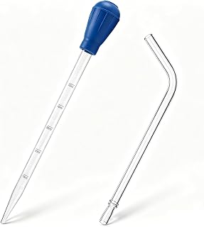 27.7 in 50ml Turkey Baster Syringe (Blue), Aquarium Waste Remover