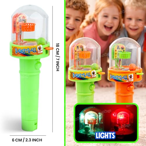Image of Zest 4 Toyz Mini Finger Basketball Shooting Game Toy for Kids Handheld Mini Basketball Game Indoor Games Toy for Boys & Girls Toy Birthday Gift for Kids Assorted (Pack of 6)
