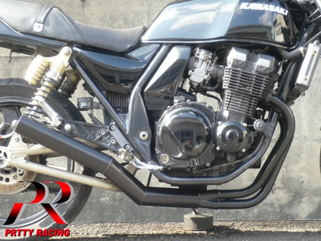 Amazon | ZRX400／2 ～97 ショート管 70π マフラー ブラック