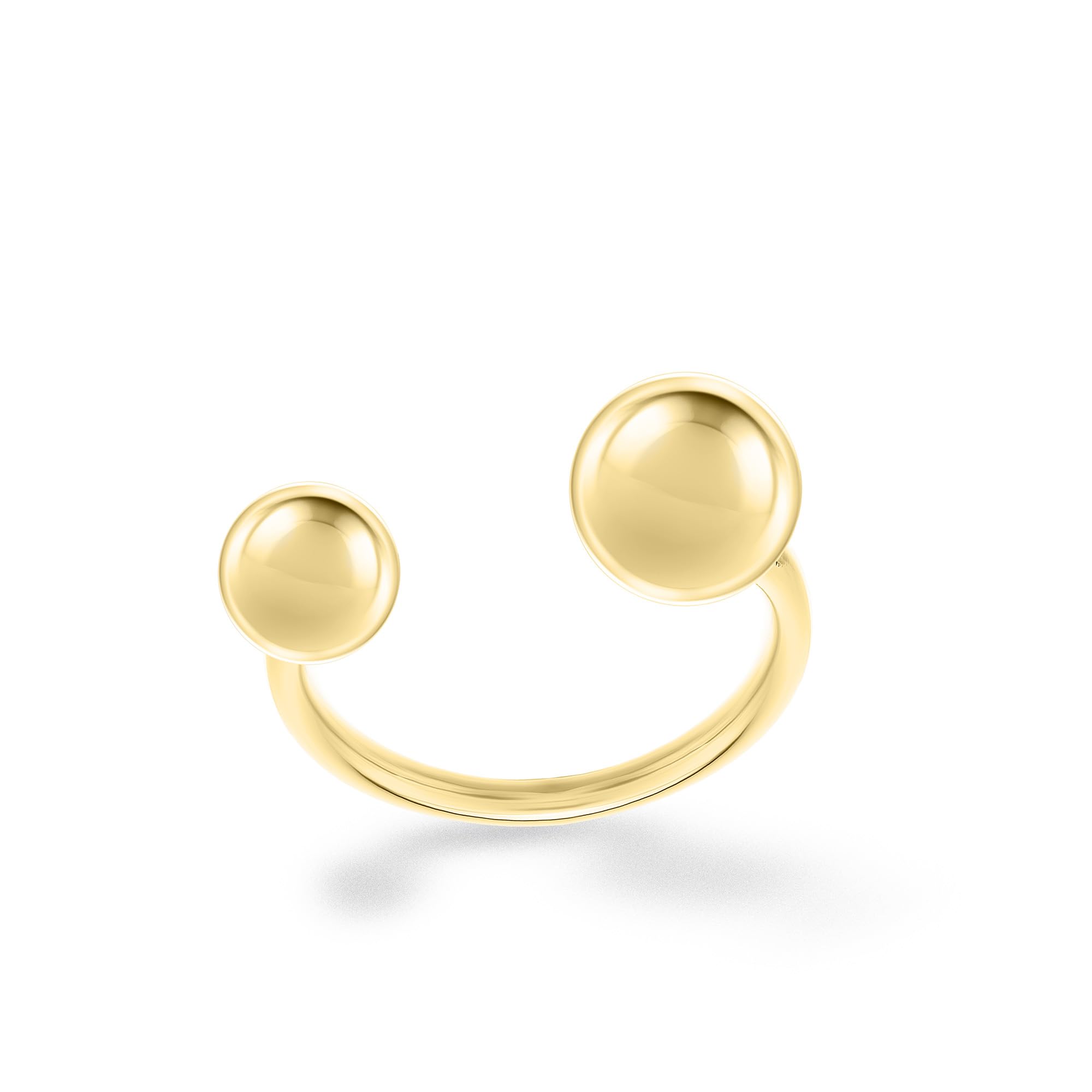 Liebeskind Berlin Ladies Ring LJ-1729-R-54 in Stainless Steel IP Gold