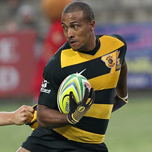 image for HANDLANDY Football Gloves Men, Sticky Wide Receiver Grip Gloves, Black